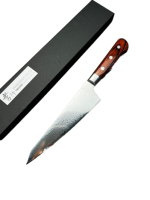 07406 SAKAI TAKAYUKI Нож кухонный обвалочный  180 мм, сталь Damascus VG-10, 33 сл., рукоять махагон