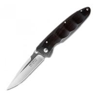 MC-0013 Нож складной Mcusta, VG-10, африканский эбен (черное дерево), клипса
