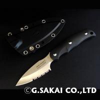 GS-11505 Sabi Knife 1black Нож рыболовный c серрейтором 80/200 мм, коррозионностойкая стал