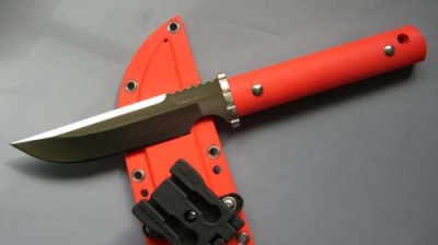 GS-11436 Sabi Knife-5 Нож рыболовный 137/268,сталь H-1,рук.стеклопласт.,одност.заточк, чехол
