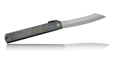 HKI-100Black Нож складной Хигоноками Nagao Kanekoma, лезвие 100мм сталь аогами(голубая бумага)3cл.