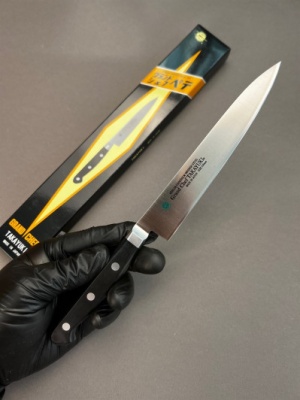 10004 SAKAI TAKAYUKI Нож кухонный универсальный, сталь Bohler-Uddeholm Swedish Steel, 150мм,