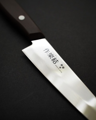 SKU-104 SAKURA YUI Нож кухонный Универсальный 125 мм, Stanless Steel, рукоять  ABS пластик