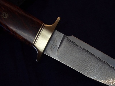 Нож туристический Suzuki Hiroshi 255/130 мм, VG-10 laminated steel, Железное дерево