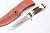 Нож Hattori Year 2020 Limited Edition Custom Knife сталь VG-10 215-115 кожа -рог оленя-латунь