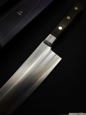 AB-5437 SEKI MAGOROKU Benifuji Нож кухонный Сантоку 165-290мм, 235г,молибден-ванадиевая сталь, рук.