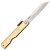 HKA-80YL Нож складной, клинок 80мм Aogami 3 слоя, рукоять латунь