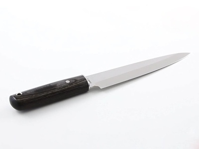 GS-10818 Нож туристический "SASHIMI" для сасими 190 мм/300 мм большой,440 сталь, дерево пакка,чехол