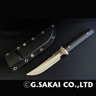 GS-11435 Sabi Knife-5 Нож рыболовный 137/268,сталь H-1,рук.стеклопластик, односторон.заточка, чехол