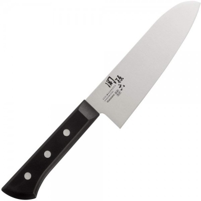AB-5420 SEKI MAGOROKU Wakatake Нож кухонный Сантоку 165-300мм, 152г, высокоуглеродистая нерж. сталь,