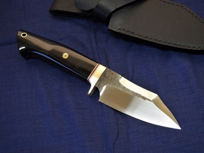 Нож туристический Suzuki Hiroshi 105/227 мм, VG-10 laminated steel, Рог буйвола