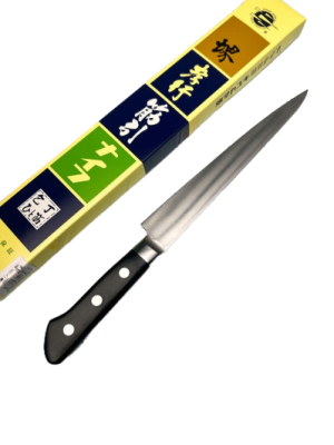 15022 SAKAI TAKAYUKI Нож кухонный Суджихики 210 мл, ст. Hi-Carbon Japan Steel , рук. POM