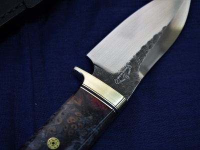 Нож туристический Suzuki Hiroshi 102/220 мм, VG-10 laminated steel, stabilize wood