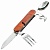 KT-531 Camping knife Нож скл. туристический Кемпинг, 4 предм., сталь 440, рук.стабилизирован. древес