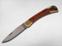 52#10100ST Нож складной "Американский лось" 93/225 мм, дерев. рукоять